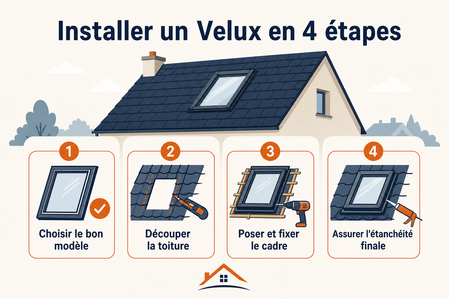 Infographie : Installer un Velux : guide complet pour vos combles