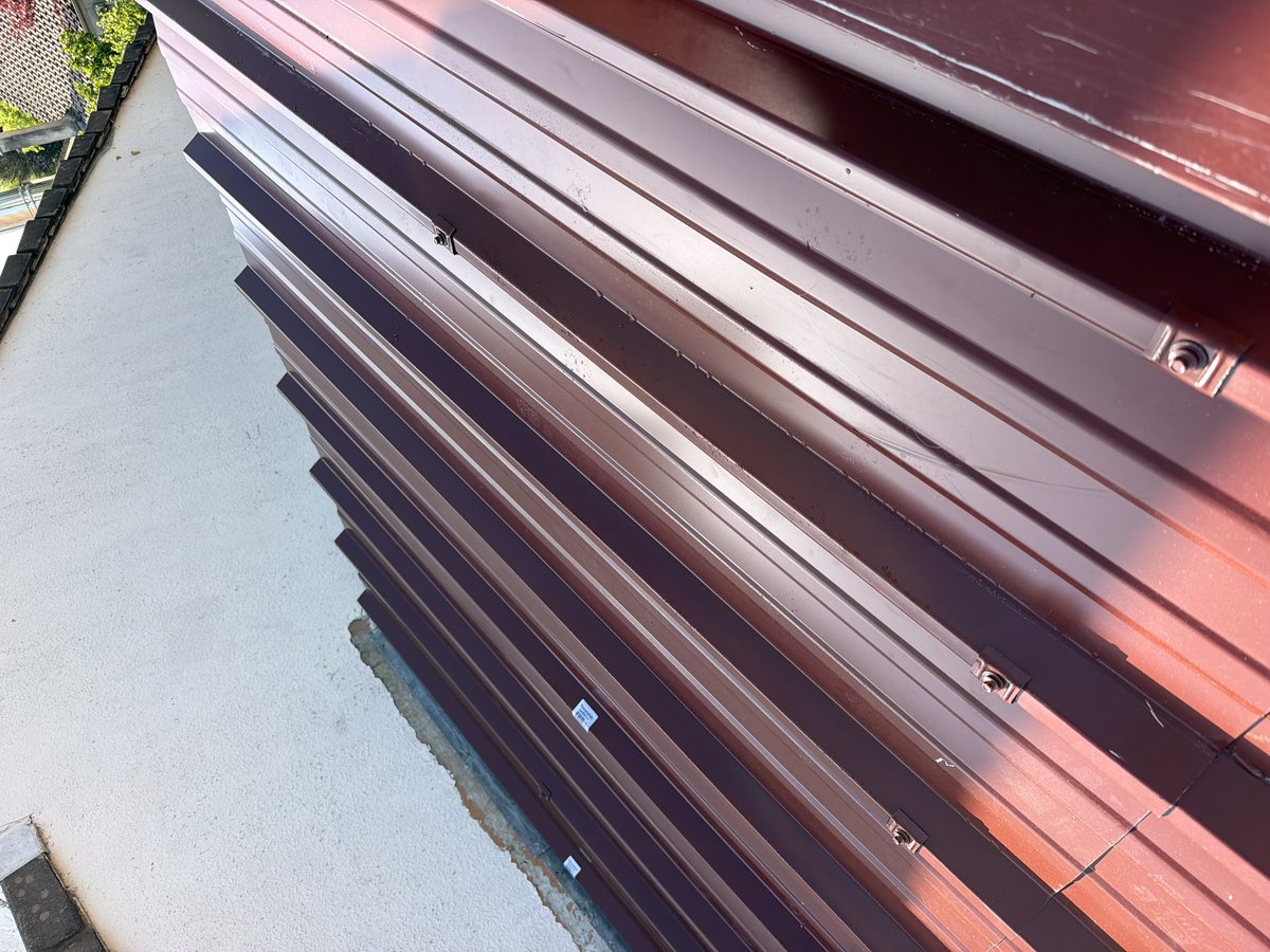 Couverture en bac acier anthracite — Rouen